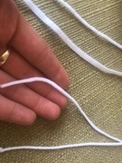 Guma gumka okrągła do maseczek 2 i 5mm płaska 