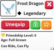 Frost dragon roblox adopt me