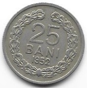 Rumunia 25 bani 1952
