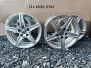 Używane felgi aluminiowe 16” 5x112 Audi VW Seat Skoda – komplet 4 sztuki
