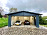 Garaż z płyty warstwowej garaż modułowy ocieplany bez pozwolenia