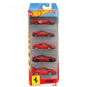 Hot Wheels 5 pak FERRARI Nowy Zestaw !!!