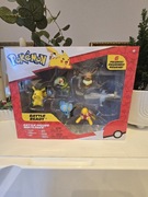 Figurki bitewne POKEMON seria 8, PIKACHU, AXEWA, EEVEE itp. Łącznie 6 sztuk