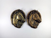 Głowa konia podkowa koń trzy figurki