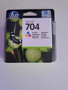 Tusz HP Deskjet 704 Trójkolorowy - Nowy, firmowy HP, oryginalnie zapakowany