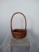 Koszyczek wiklinowy wielkanocny okrągły 19 cm