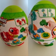 Zuru Smashers Junior Dino Dough różne rodzaje