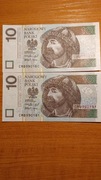 2 razy 10 złotych 2025 kolejne numery