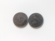 Moneta Węgry 50 forintów 1995