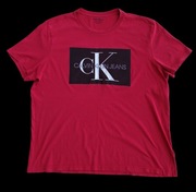 Calvin Klein t-shirt oryginalna czerwona koszulka rozmiar 3XL, 2XL, 4XL