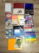 Zestaw artykułów papierniczych, kartki metaliczne, samoprzylepne