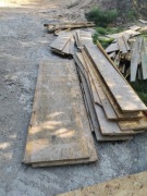 Płyty OSB duże i małe kawalki