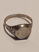 stary sygnet męski  srebro 925 