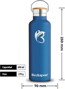 Termiczna Butelka Na Wodę Ze Stali Nierdzewnej | Pojemność 600 ml