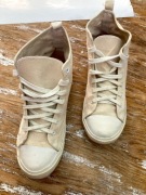 H&M DIVIDED Buty Sportowe Snickersy, trampki wysokie, beżowe 40