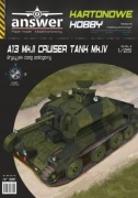 Answer 5/2023 -  Czołg A13 Mk.II CRUISER TANK Mk.IV - 1:25