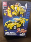 KLOCKI KONSTRUKCYJNE 4 W 1 SAMOCHÓD ROBOT TRANSFORMER