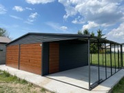 Garaż blaszany, wiata.9x5 WZMOCNIONY PROFILAMI. Producent. Cała Polska