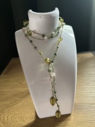 Naszyjnik robiony na szydełku