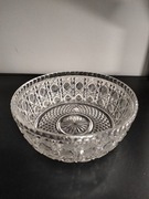 Kryształowa misa vintage PRL 