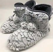 Przytulne futrzane Wysokie kapcie damskie Nowe Rozmiar 41,5