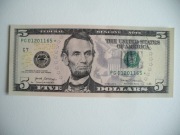 5 DOLARÓW USA Z GWIAZDKĄ 2017 A  UNC  CHICAGO