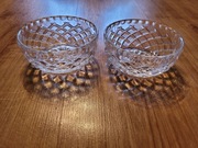 Kryształowe miseczki do deseru - 2szt - PRL