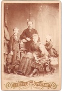 RODZINA-Atelier nieznane- ca. 1890 Foto Gabinetowe