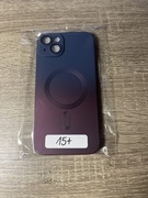 Etui na telefon iPhone 15 Plus/MagSafe/ochrona kamery/ szkło gratis