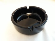 Popielniczka szklana czarna Ø 10,5cm