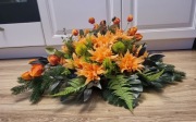 Bukiet pomarańczowych kwiatów ok. 73 cm