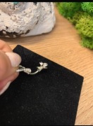 Kolczyk do pępka srebro cyrkonie