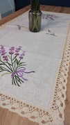 Bieżnik Haftowany Lawenda 120/60 cm