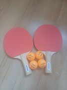 Zestaw do ping ponga – rakietki Spokey + piłeczki Artengo