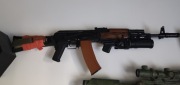 Replika ASG Double bell 600A Ak74 z granatnikiem podlufowym Gp-25