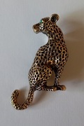 Broszka Złoty gepard