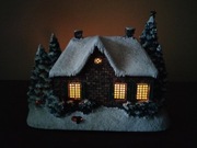 Prześliczny podświetlany stroik świąteczny nr 2