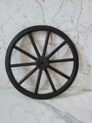 Stare Koło Drewniane Od Wozu Do Wozu Konnego Polska Ludowa Wieś