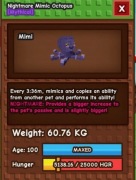 Grow a garden Huge mimic octopus 60kg+ 