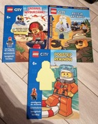Lego City, zestaw 3 sztuk książek