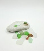 Sea glass morskie szkło materiał do produkcji biżuterii dekoracja