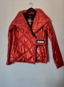 Kurtka damska czerwona pikowana S/36