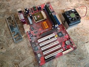 RETRO PŁYTA GŁÓWNA PCCHIPS M811 + ATHLON XP 2200+ RAM