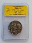 10 zł 1965, VII wieków Warszawy, próba