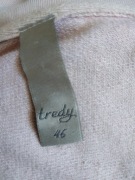 TREDY CAVALETTI__ BLUZA ROZPINANA  PRINT OZDOBY KIESZENIE_BDB__ 44/46