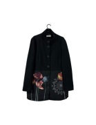 Desigual płaszcz w kwiaty, rozmiar 46, stan bardzo dobry