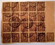 NIEMCY 5 MAREK DIENSTMARKE 1920 r.