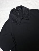 Czarna bluzka z kołnierzem COS XS/S