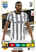 Bremer 317 Team Mate Karta PANINI FIFA 365 2023