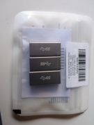 Adapter USB przejściówka męska-żeńska 3pak